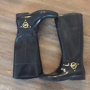 Michael Kors rain boots size 10